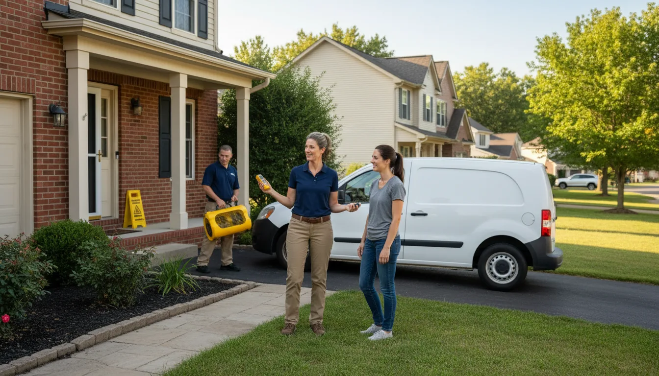 Water restoration image for Dehumidification And Cleanup Services in Sherrill, NY